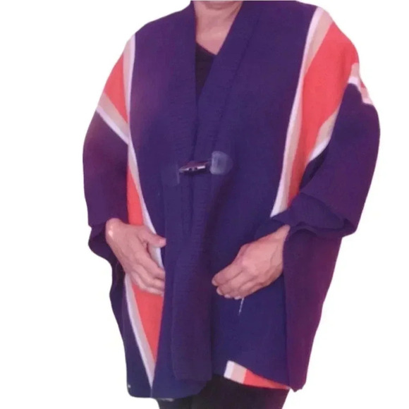 Tommy Hilfiger Poncho Sz OS - Picture 3 of 15